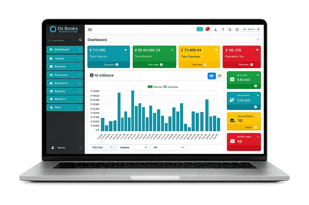 OS-BOOKS dashboard screen preview